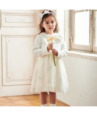 ラメオーガンジーフラワージャンパースカート 172380539