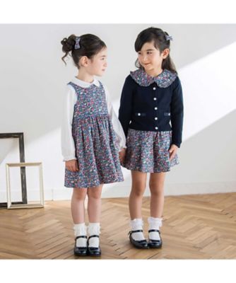 リバティプリント（PETAL ＆ DAISY） ジャンパースカート