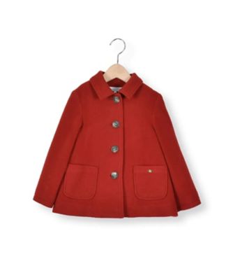 ＜Tartine et Chocolat (Baby&Kids) ＞ウールナイロンナッピング調　起毛コート