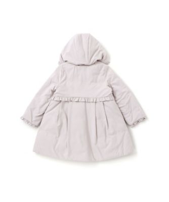 裏リバティ（Leila）中綿フード付きコート 1724ー77503