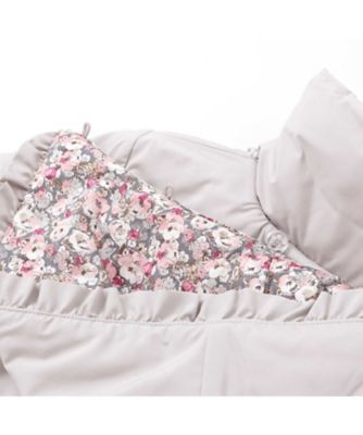 裏リバティ（Leila）中綿フード付きコート 1724ー77503