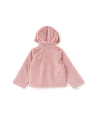 タルティーヌ　エ　ショコラ 140 ファー&サテン　リバーシブル　コート タフタ×ファーリバーシブル2wayコート 1724ー77536