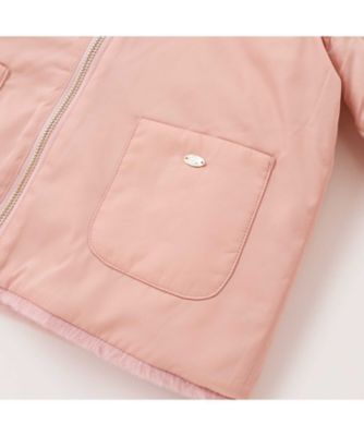 タフタ×ファーリバーシブル2wayコート 1724ー77536