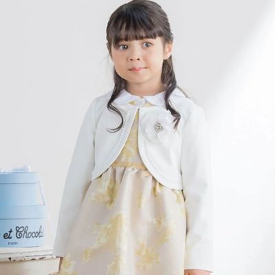 ＜三越伊勢丹/公式＞ Tartine et Chocolat(Baby & Kids) /タルティーヌ・エ・ショコラ ソルディフェンダーポンチレースジャケット ホワイト コート・ジャケット【三越伊勢丹/公式】