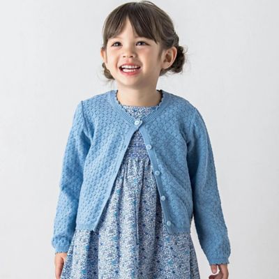 ＜Tartine et Chocolat (Baby&Kids) ＞コットンカーディガン