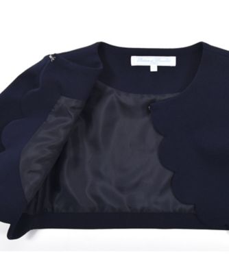 ストレッチポンチスカラップジャケット　１７２５－７０５４１