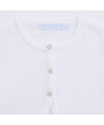 ロゴ刺しゅう入りボレロカーディガン　１７２５－７０５５２