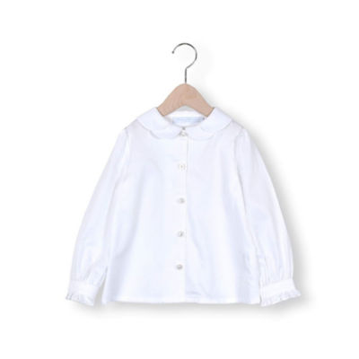 ＜Tartine et Chocolat(Baby&Kids) ＞シフォン襟サテンブラウス