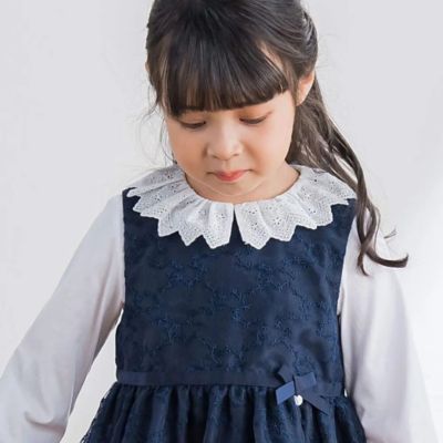 レース襟スムースブラウス | Tartine et Chocolat (Baby&Kids