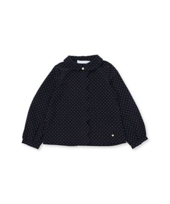 ＜Tartine et Chocolat (Baby&Kids) ＞フェミニッシュデシンドットブラウス　１７２６ー７１０２６