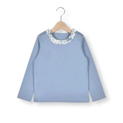 ＜Tartine et Chocolat(Baby&Kids) ＞シルケットポンチフラワープリントトレーナー