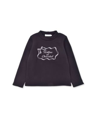＜Tartine et Chocolat (Baby&Kids) ＞フロッキーロゴ入りボンバーヒートトレーナー　１７２７－６８００１