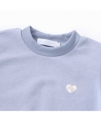 ハートロゴ刺しゅうパイルトレーナー 1727ー76000 | Tartine