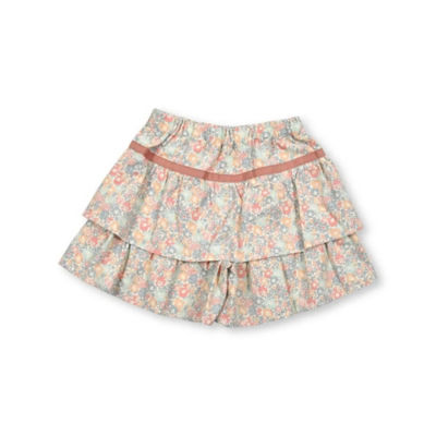 リバティ（Michelle）プリントシャツコール キュロットパンツ  