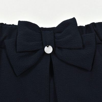 リボン付きサッカーキュロットパンツ