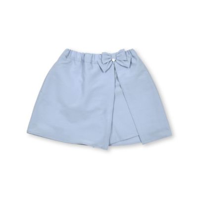 リボン付きサッカーキュロットパンツ