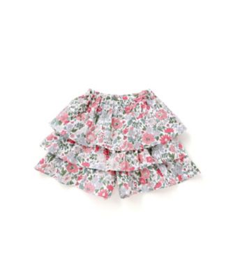 ＜Tartine et Chocolat (Baby&Kids) ＞リバティビエラ（ＤａｉｓｙＭｏｒｉｓｉａ）フリルキュロットパンツ　１７３０ー７６００４