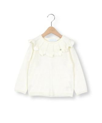＜Tartine et Chocolat (Baby&Kids) ＞フリル襟　セーター　