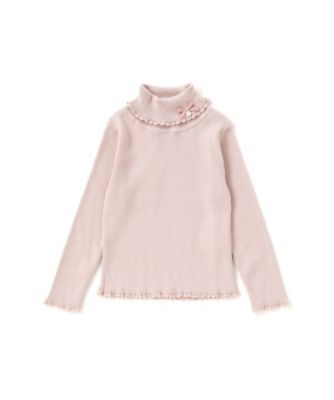 ソフトコットンリボンタートルネックセーター 1732ー77029