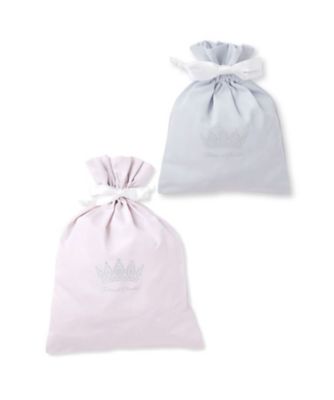 ＜Tartine et Chocolat (Baby&Kids) ＞ティアラプリント巾着ポーチセット　１７３４－６６１０８
