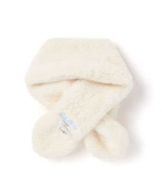 リボンふわふわファーマフラー 1734ー79034 | Tartine et