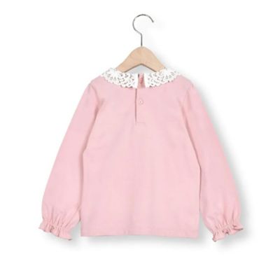 レース襟Ｔシャツ