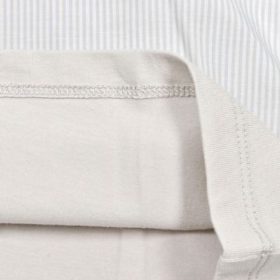 先染めコットンストライプ半袖Ｔシャツ