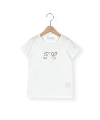 ＜Tartine et Chocolat (Baby&Kids) ＞スパンコールＴＣロゴ入り半袖Ｔシャツ