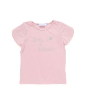 ＜Tartine et Chocolat (Baby&Kids) ＞バタフライロゴ刺しゅうＴシャツ　１７３５－７２０６１