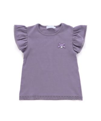 トーションレース袖フリルＴシャツ　１７３５ー７２０７２