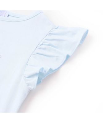 ベア天竺 袖フリルプリントTシャツ 173583131 | Tartine et