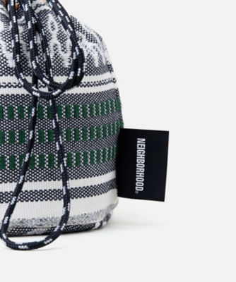 巾着バッグ　ＭＥＸＩＣＡＮ　ＢＬＡＮＫＥＴ　ＤＲＡＷＳＴＲＩＮＧ　ＢＡＧ　２３１ＴＱＮＨ－ＣＧ０４