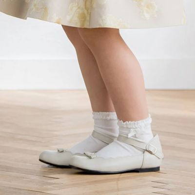 リボンスカラップシューズ