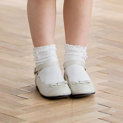 リボンスカラップシューズ
