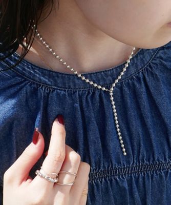 ボールチェーンネックレス　１８０３‐ＡＮ３０２