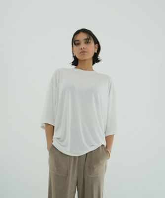 HALF SLEEVE SOFT CUT TOPS 18105ー