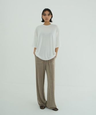 HALF SLEEVE SOFT CUT TOPS 18105ー