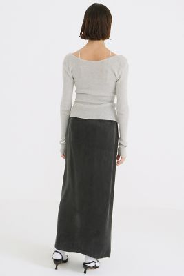 CLANE クラネ CACHECOEUR DRAPE TOPS CLANE（クラネ）の「CACHECOEUR DRAPE TOPS（Tシャツ/カットソー