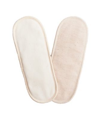 メイド･イン･アース 布ナプキン用パッド 2枚セット（キナリ1／茶1）