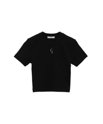 LOGO CROPPED TIGHT TEE 19105ー1052