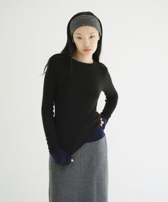 ＜CLANE (Women)＞ＳＨＥＥＲ　ＬＡＹＥＲＥＤ　ＣＵＴ　ＴＯＰＳ　１９１０５ー１４１２