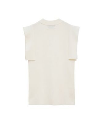 SQUARE SLEEVE KNIT TOPS 19106ー