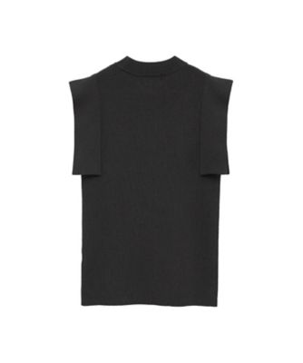 SQUARE SLEEVE KNIT TOPS 19106ー