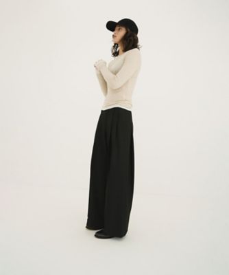 ＜CLANE (Women)＞ＴＵＣＫ　ＷＩＤＥ　ＰＡＮＴＳ　１９１１０ー７３１２