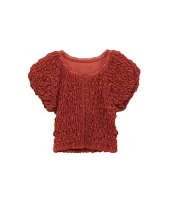 SHIRRING PUFF TOPS 19122ー4072