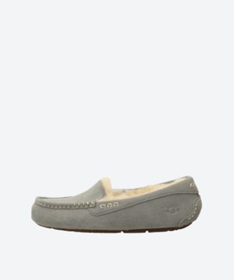 専用✩着用1度のみ⭐︎UGG グレー レザー モカシン 楽天市場】アグ M アスコット UGG モカシン メンズ ブラック 黒