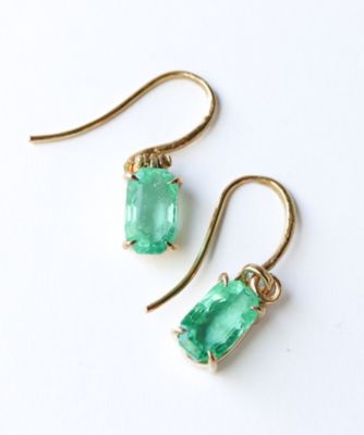 ＜MONAKA jewellery (Women)＞ＨｏｅｓｅＳｈｏｅ　Ｐｒｏｎｇ　ピアス　－Ｅｍｅｒａｌｄ－　１９５０１＿ＰＥ－０１０７１