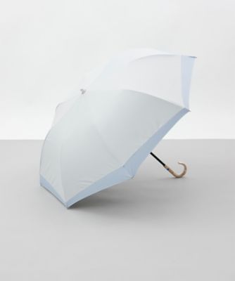Blao/ブラオ 晴雨兼用折りたたみ傘　斜め切り継ぎトップフラット　１ＢＡ　２２０４２