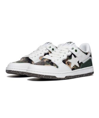 A BATHING APE(R)・BAPE(R) (Men)/アベイシングエイプ(R)・ベイプ(R) スニーカー BAPE SK8 STA #2 001FWL301314M WHT 靴【三越伊勢丹/公式】