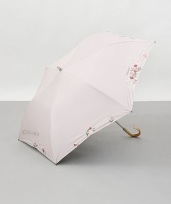 花柄刺しゅう晴雨兼用パラソル（2段折りたたみ傘） 1NR